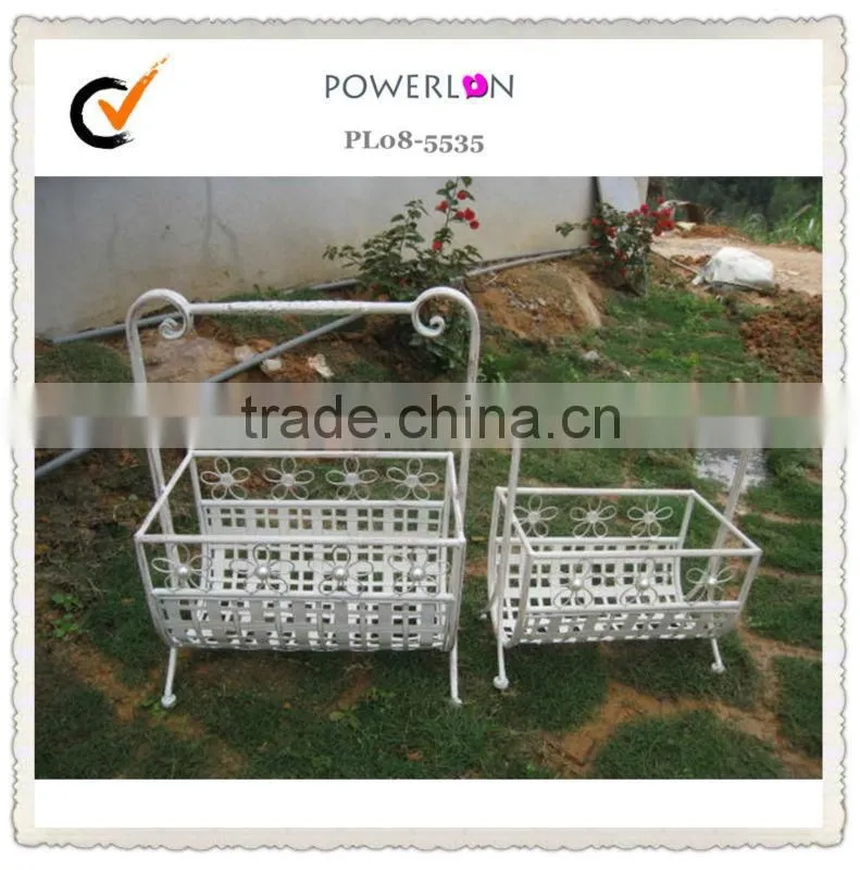 decorative wire metal wall storage basket