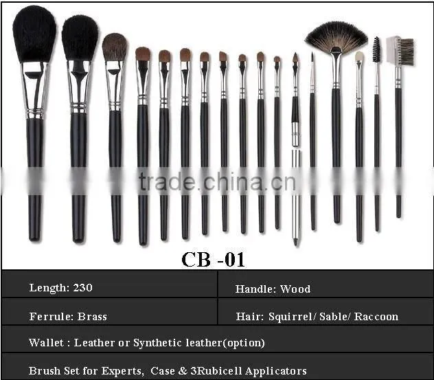 High quality hot selling professional shadow brush with wooden handle