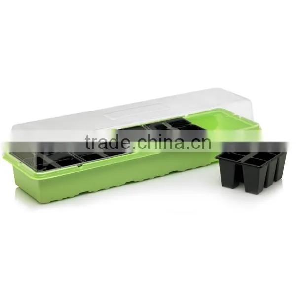 Propagator Windowsill seed tray plug trays + lid plant seeds indoor plant tray