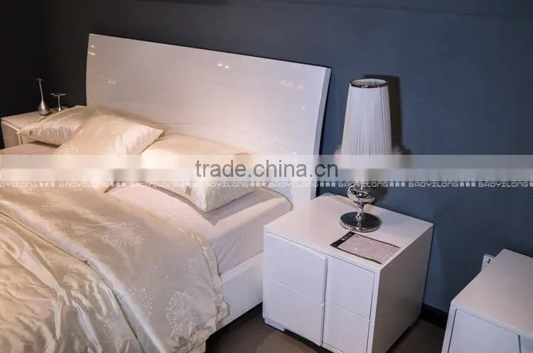King Size Bed Dimensions White Chinese Modern Bed Frame