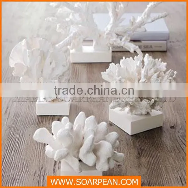 Wholesale home deocr resin artificial coral figure