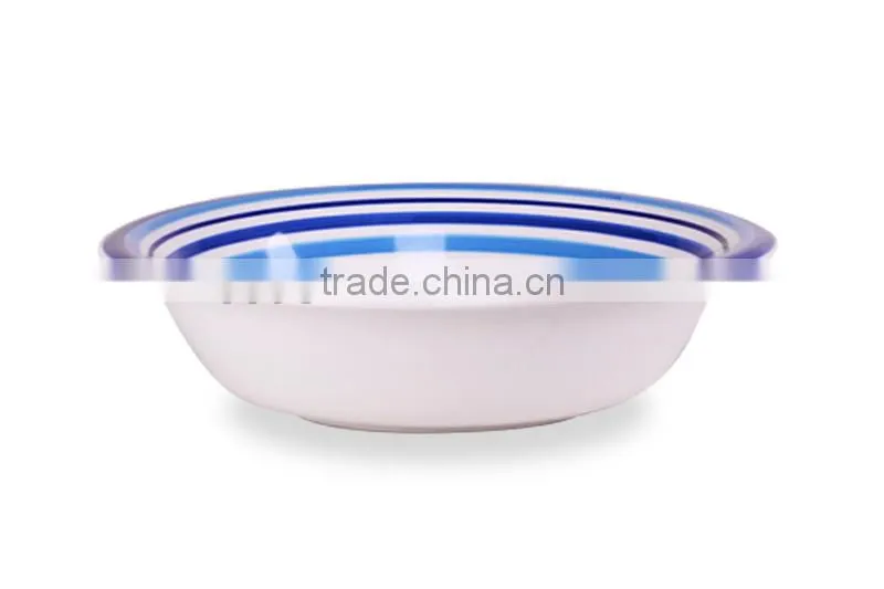 handpainted ceramic soup bowl