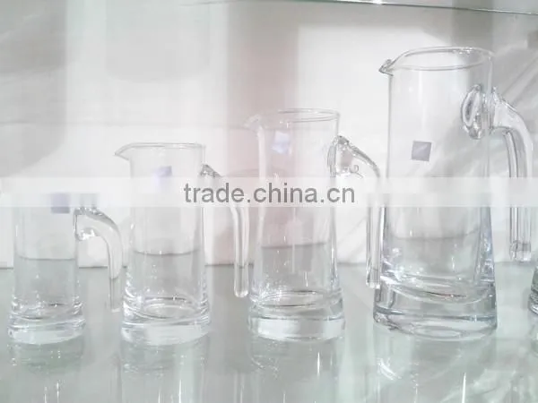 Different size glass jar liquids glass juice jar