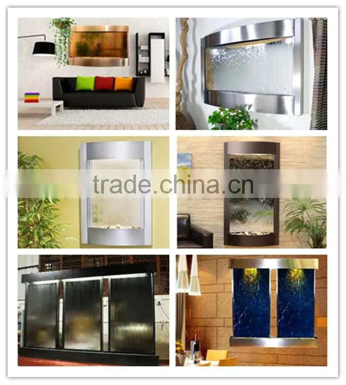 hotel water wall mounted LED frame mirror