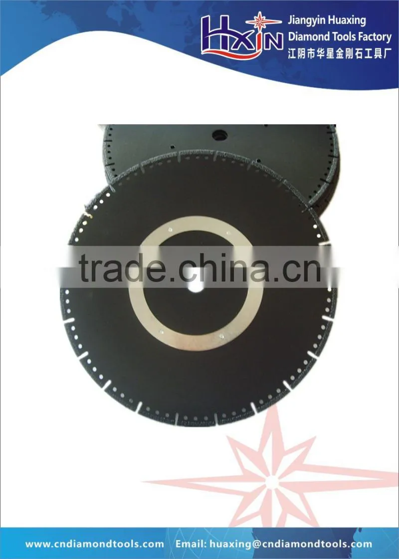 Vacuum Brazed diamond Grinding Disc for cutting stone/Circular diamond band cutting disc for marble