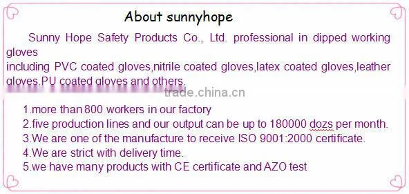 PU coated anti-cut gloves
