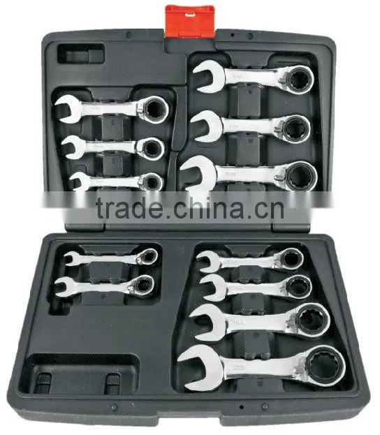 Stubby Reversible 72 Teeth Ratchet Handle Wrench