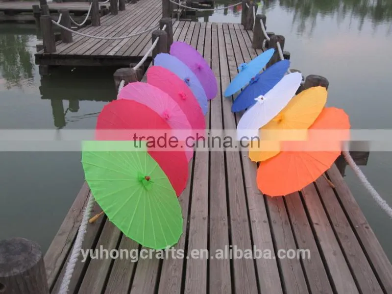 Cheap and beautiful Colorful Chinese silk umbrellas