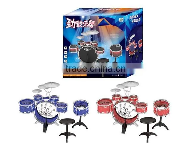 2015 hot item kids plastic drum set toy for sale