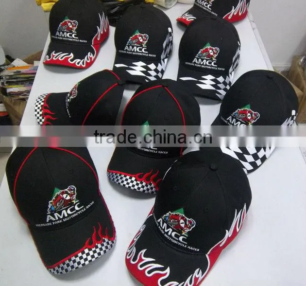 Cotton sun hat with applique embroidery