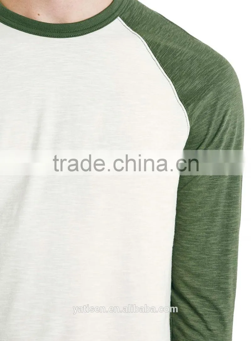 Wholesale men's t shirt Custom Fitness Apparel 2015 Fashionable Long Sleeves Men T Shirt