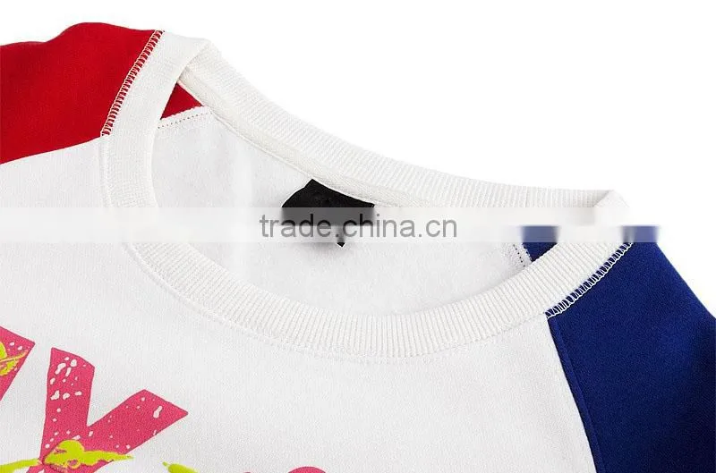 High quality women cut & sew screen printing t shirt