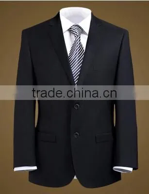 2015 polyester cotton fabric business suit blazer and pant