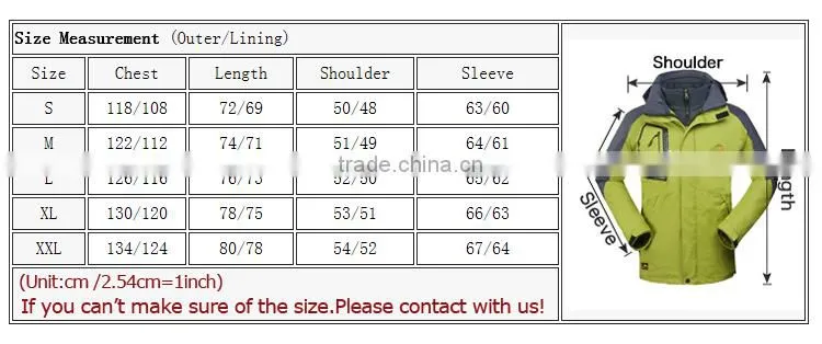 New Men Waterproof Windproof 3in1 Soft Shell Fleece Ski Snowboard Outdoor Jacket