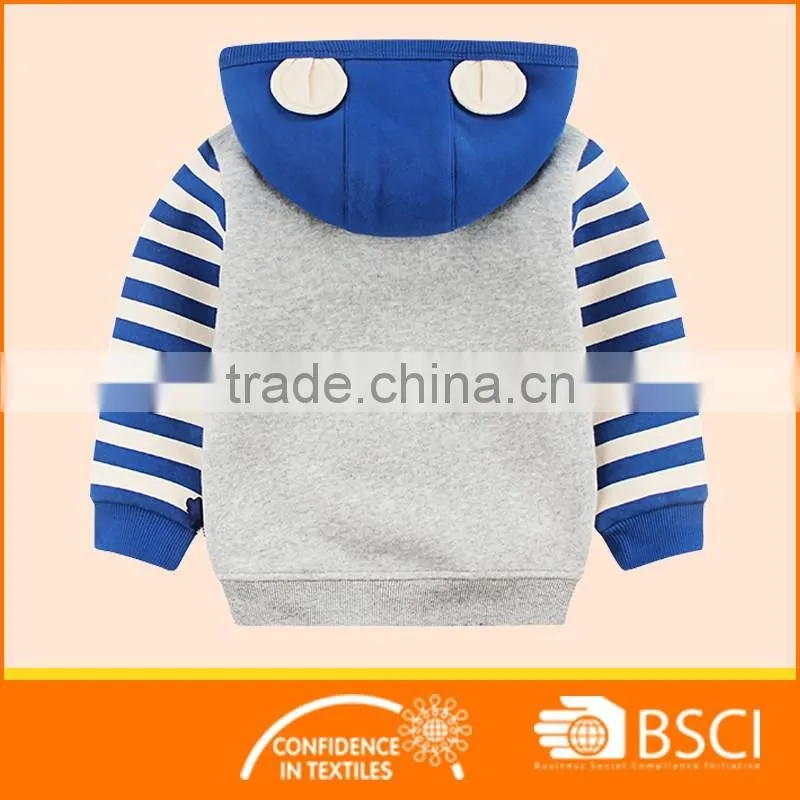 Boy Winter Brush Fleece Warmly Hoodie Jacket - Toddler