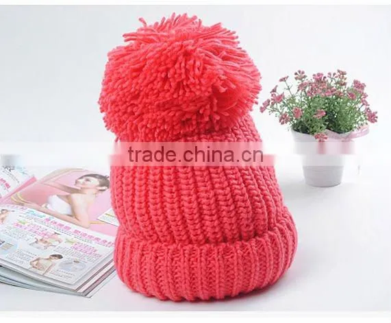 acrylic fashion handmade hat with beautiful flower