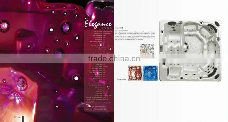whirlpool massage spa hot tub produces