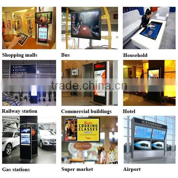 55"LCD Monitor Advertising Screens with High Brightness hdmi inputs