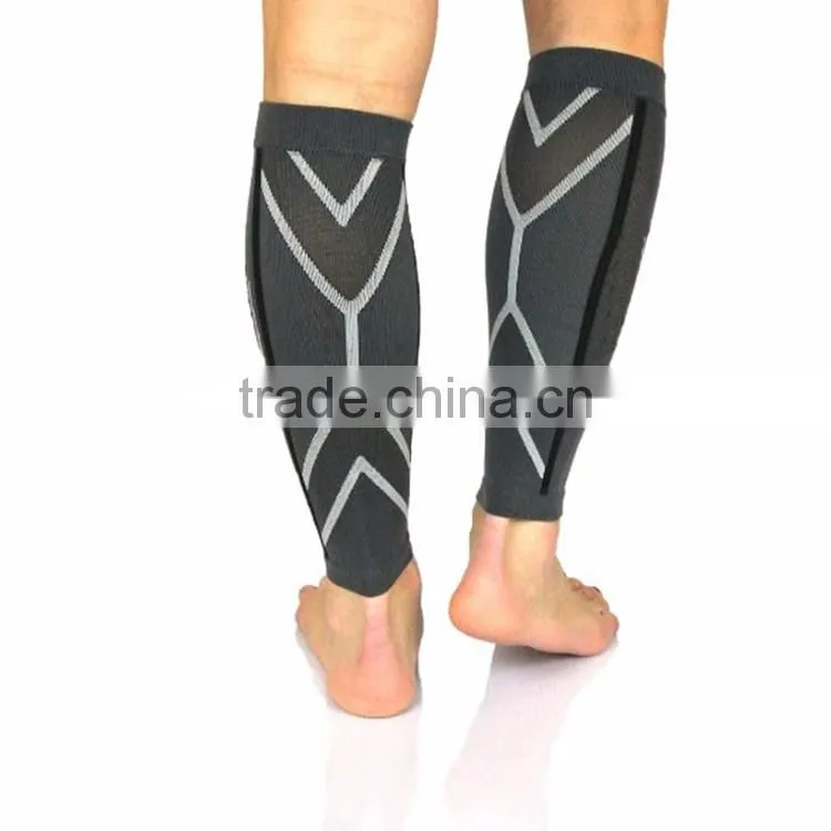2017 Professional Leg Running Sleeves Support Compression Brace Calf Shin Socks
