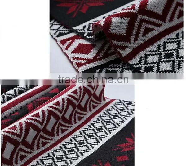 1 pc hot sale good quality printed flowers acrylic lmitation cashmere men and women winter scaf