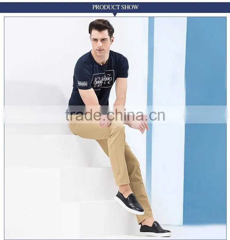 Wholesale New Pattern Slim Fit Khaki Pants For Man