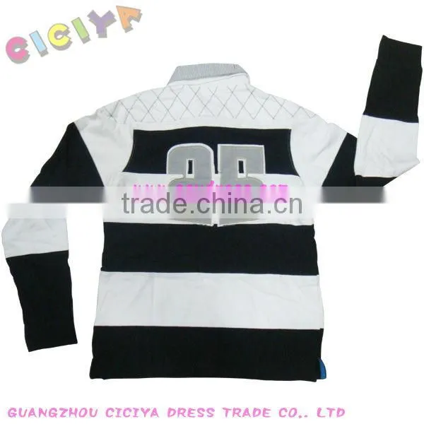 Boys long sleeve polo t-shirt