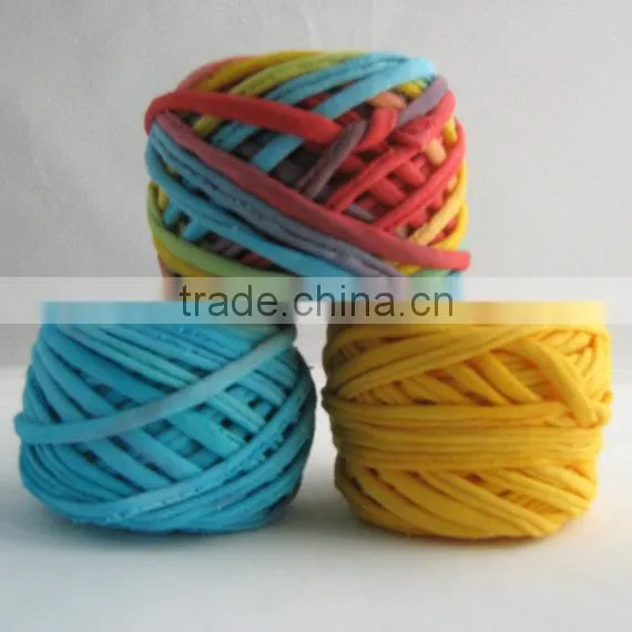 T shirt yarn polyester yarn baby yarn fancy knitting yarn