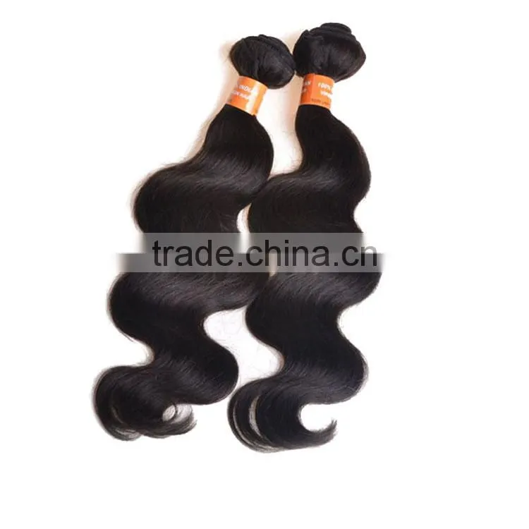 Wholesale Unprocessed Virgin Indian Human Hair Weaves Wavy Body Wave Raw Indian Hair Extensions