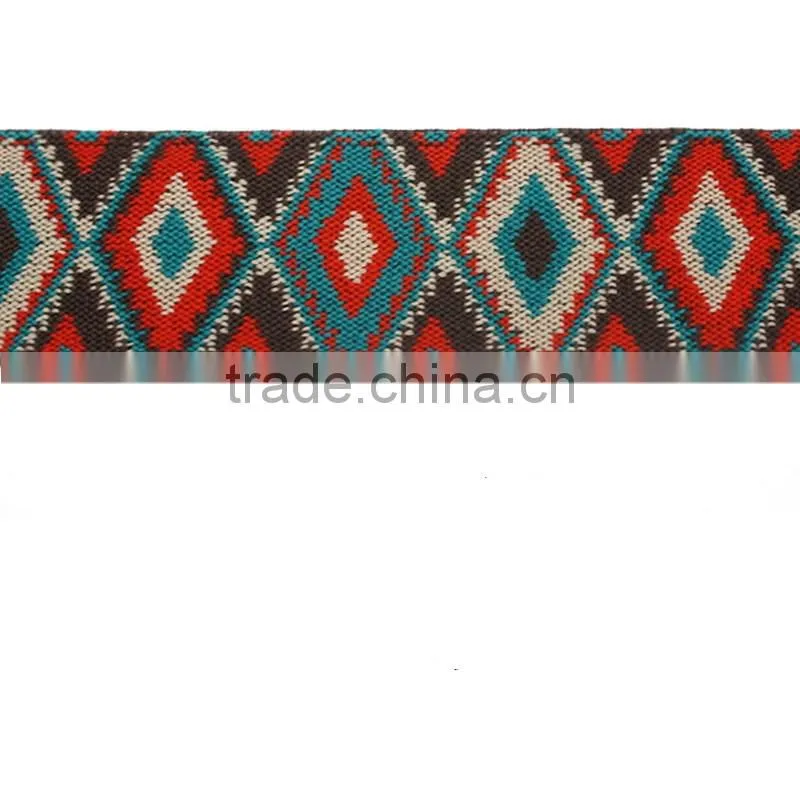 2017 Jacquard Checkered Weave Men Suspenders - Wide Clip Brace
