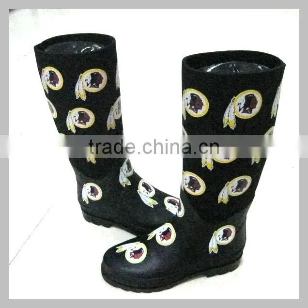 rubber cowboy rain boots women