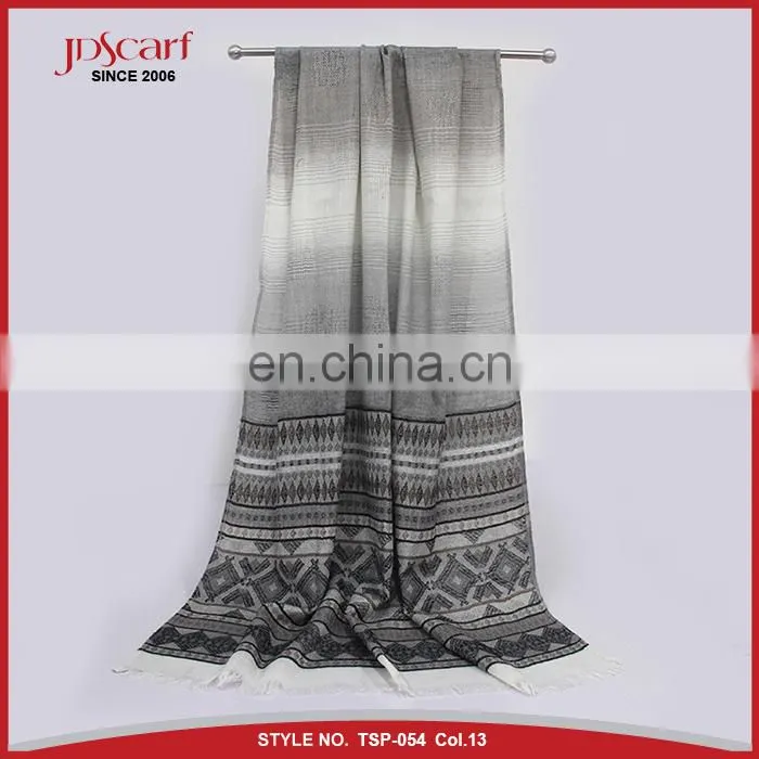 Women 100% polyester multicolor pashmina hijab scarf