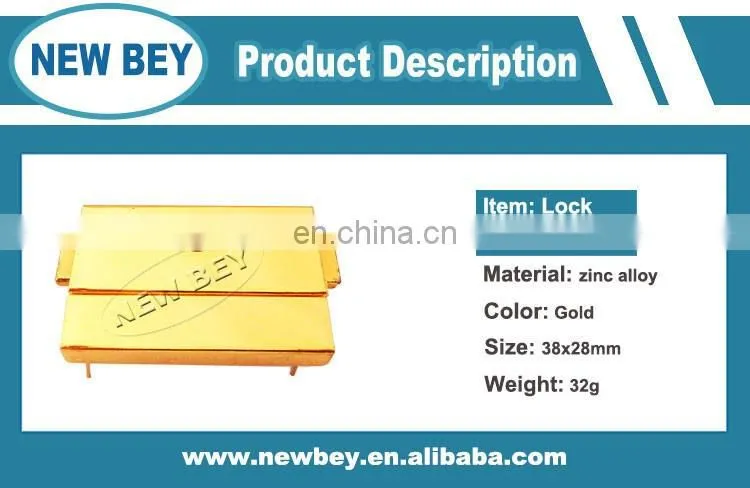 China Wholesale Mini Metal Gold Jewelry Box Key Lock With Key