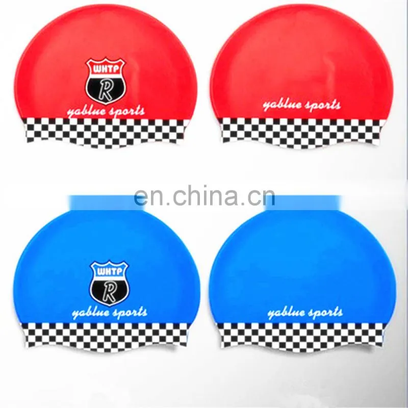 Silicone Fish Cartoon Swimming Caps for Kids