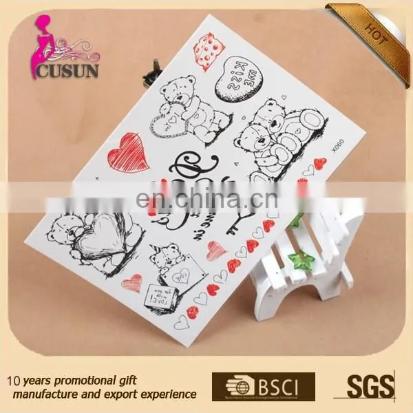 hot sale waterproof temporary tattoo for adults