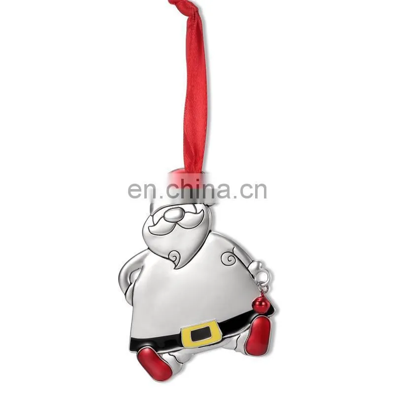 metal enamel SANTA'S MAGIC KEY christmas ornaments,high quality key chrismas charm
