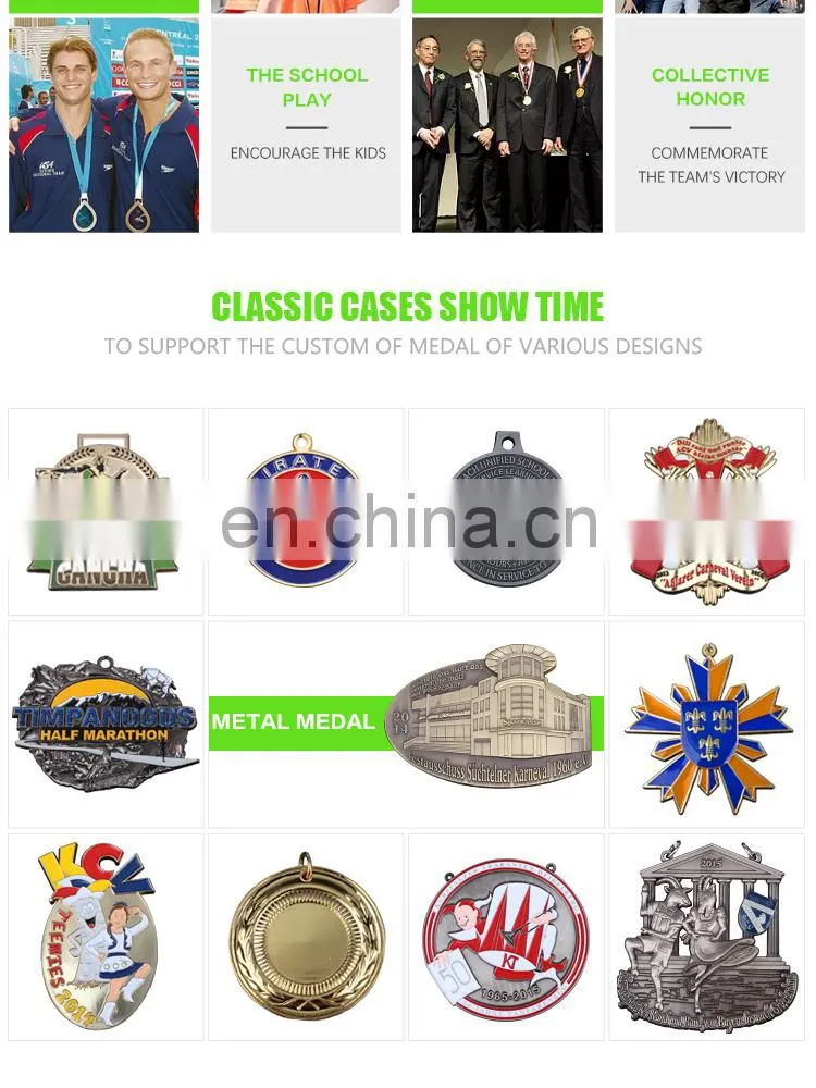 Match laser engraved custom medals no minimum order