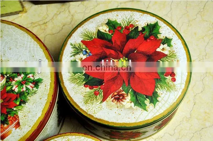 christmas gift tin box