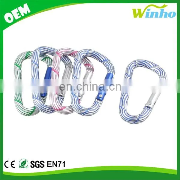 Winho custom promotional aluminum carabiner