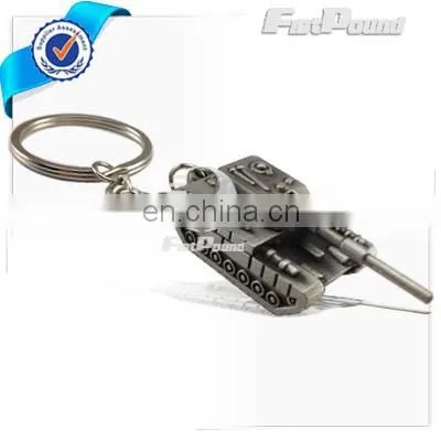 Custom 3D Cubic Metal Keychain in Gold Finishing