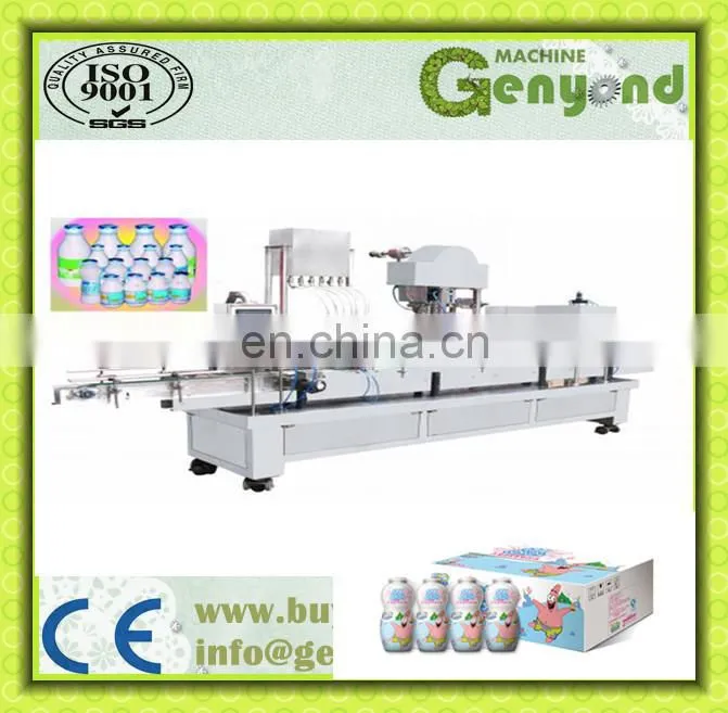 Soy milk&milk filling and sealing machine for Plastic bottle
