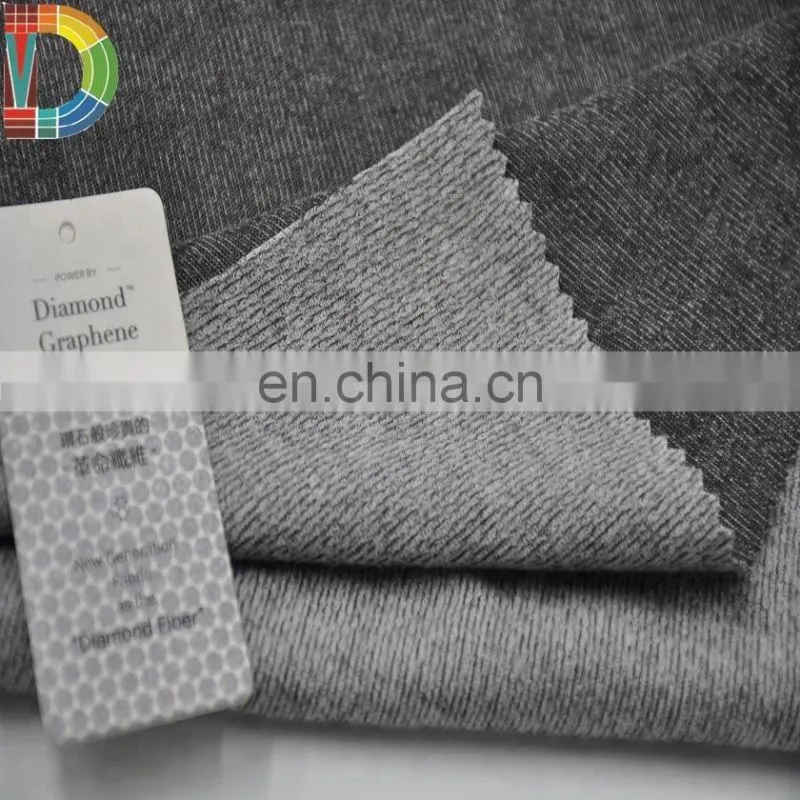 50% graphene 50% recycled PET bottle infrared upf 50+ eco friendly fabric
