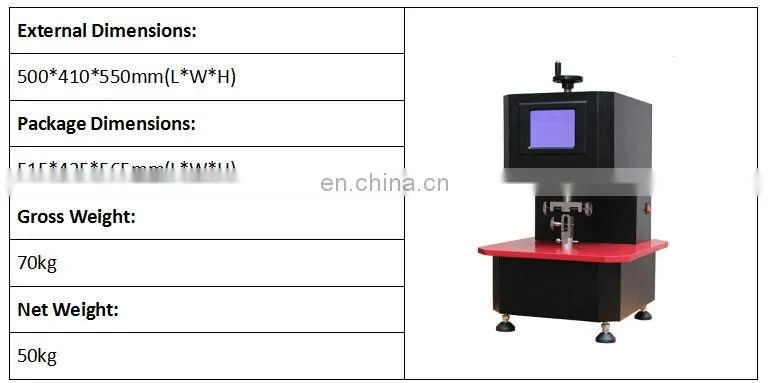 GT-C39B Zipper Rotation Strength Test Machine