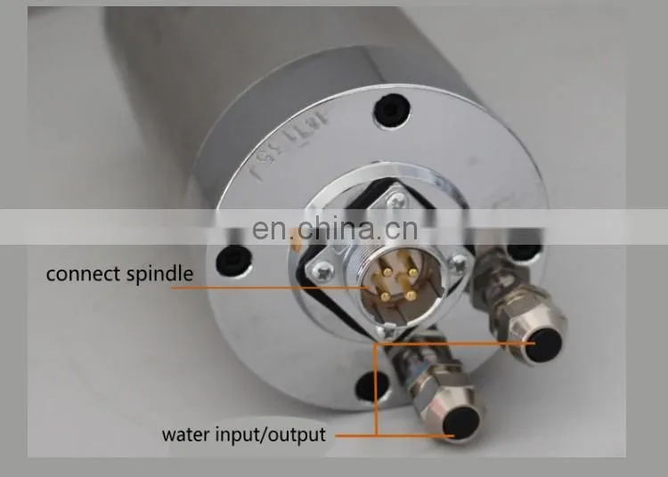 GDZ-100-4.5 water cooled 4.5KW spindle motor 380V 100MM diameter ER20 for cnc router
