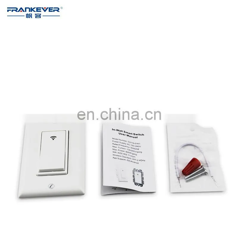wifi controlled light switch 1 2 3 gang wifi light switch