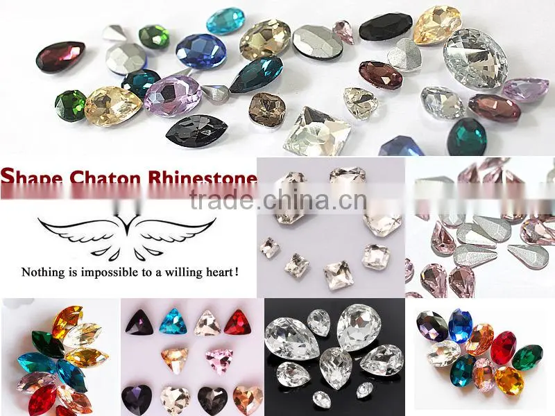 1210 High quality 20mm point back fancy stone;crystal fancy stone pointback;wholesale point back fancy stone crystal AB