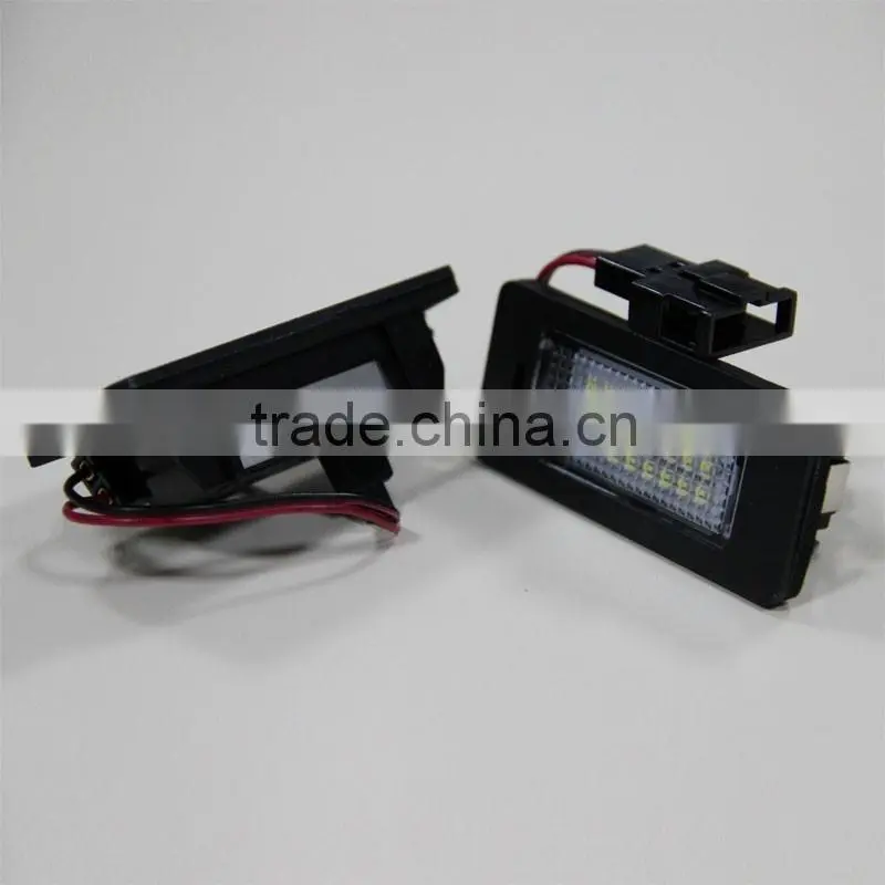 LED License Plate Light Assemblies For A1 A6 A7 Q5 TT Volkswagen VW Jetta Passat Touareg Touran E8 Mark