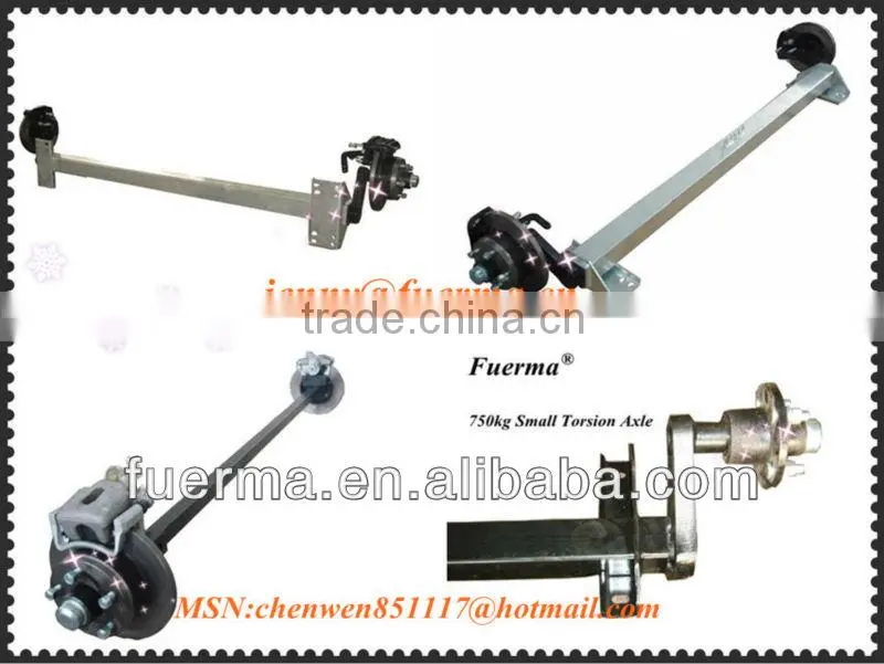 trailer torsion axle