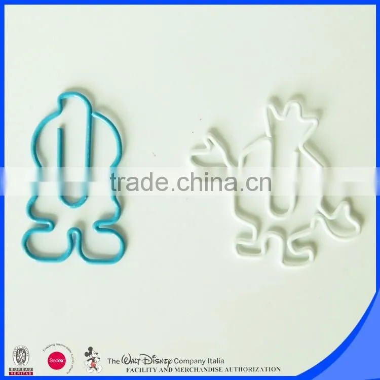Popular 4C backer card package assorted shape plastic paper cilp