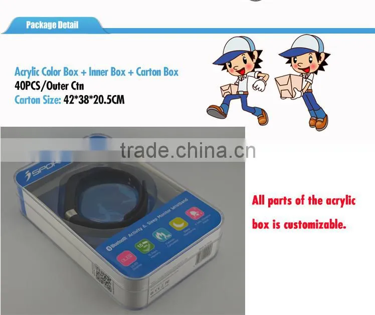 2015 Elegant Design Sleep Monitor Fitness Band