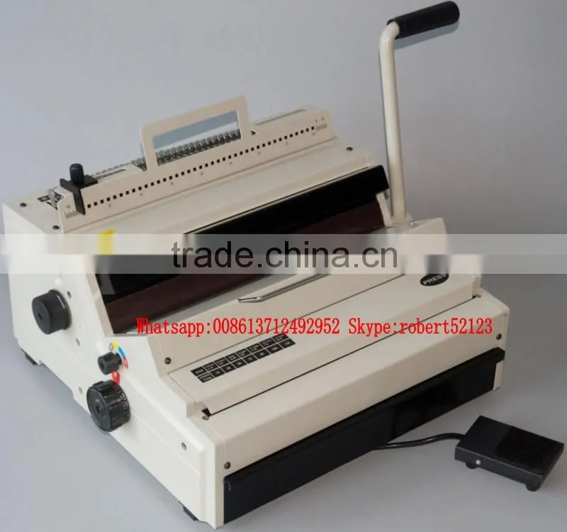 NanBo T598 Lower price Factory Wire-o Binding Machine, Wire o Binding Machine